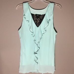 Mint green blouse